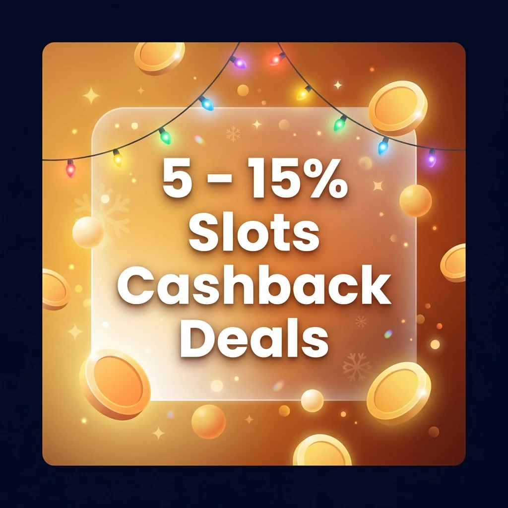 5 - 15% Slots Cashback Deals